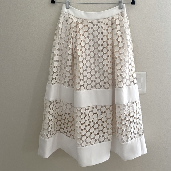 Nicholas White A-Line Skirt - Picture 1 of 3